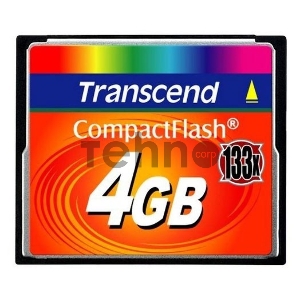 Флеш карта CF 4Gb 133x Type I Transcend (TS4GCF133)