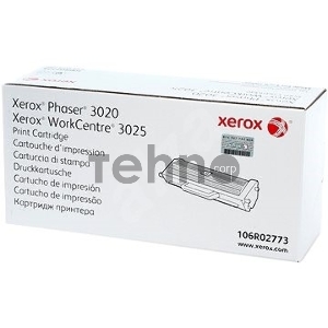 Тонер-картридж Xerox 106R02773 черный для Xerox Phaser 3020/WC 3025 (1500 стр)(Channels)