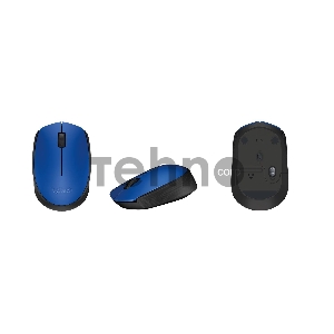 Мышь 910-004640 Logitech Wireless Mouse M171, Blue