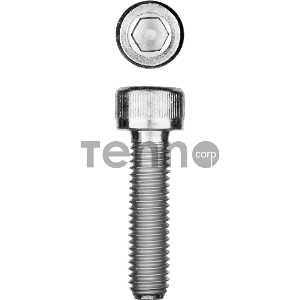Винт DIN 912, М12x30 мм, 5 кг (125 шт.), кл. пр. 8.8, оцинкованный, ЗУБР