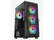 Корпус MidiTower AeroCool FALCON-G-BK-v2 (ATX, USB3x2, USB2x1, RGB fan x4, без БП) (4711099472338)
