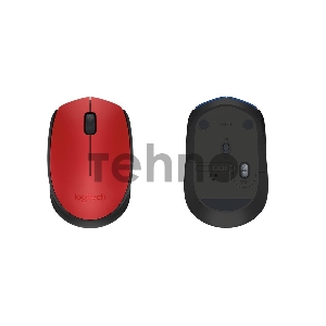 Мышь 910-004641 Logitech Wireless Mouse M171, Red