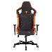 Кресло игровое Knight OUTRIDER черный/оранжевый ромбик эко.кожа с подголов. крестовина металл, фото 5