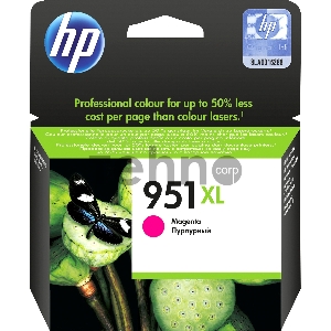 Картридж струйный HP №951XL CN047AE пурпурный для HP OJ Pro 8100/8600 (1500стр.)
