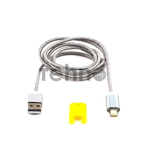 Кабель Cablexpert магнитный USB 2.0 CC-USB2-AMLMM-1M, AM/ iPhone lightning, магнитный кабель, 1м, алюминиевые разъемы, коробка