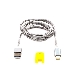 Кабель Cablexpert магнитный USB 2.0 CC-USB2-AMLMM-1M, AM/ iPhone lightning, магнитный кабель, 1м, алюминиевые разъемы, коробка, фото 4