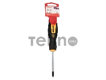 Отвертка крестовая PH 1х75 мм, двухкомпонентная рукоятка REXANT