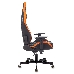 Кресло игровое Knight OUTRIDER черный/оранжевый ромбик эко.кожа с подголов. крестовина металл, фото 6