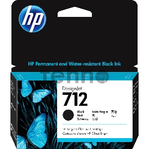 Картридж струйный HP 712 3ED70A черный (38мл) для HP DJ Т230/630