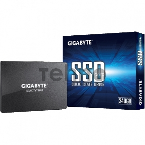 SSD накопитель Gigabyte 2.5 240GB Client SSD GP-GSTFS31240GNTD SATA 6Gb/s, 500/420, IOPS 50/75K, MTBF 2M, 100TBW,