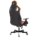 Кресло игровое Knight OUTRIDER черный/оранжевый ромбик эко.кожа с подголов. крестовина металл, фото 7