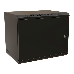 Шкаф коммутационный WRline (WR-TW-1245-SR-RAL9004) настенный 12U 600x450мм пер.дв.металл 2 бок.пан. 60кг черный 370мм 650мм IP20 сталь, фото 2