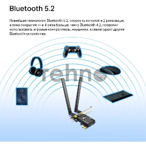 Адаптер PCI Express TP-Link Archer TX55E AX3000 Wi-Fi 6 Bluetooth 5.2