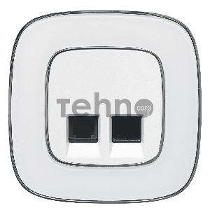 Информационная розетка комбинированная RJ11/RJ45 Кат.6 UTP