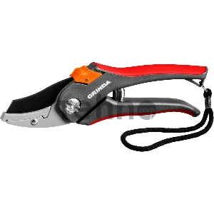 Секатор G-28 с двухкомпонентными рукоятками, контактный, 205 мм, GRINDA