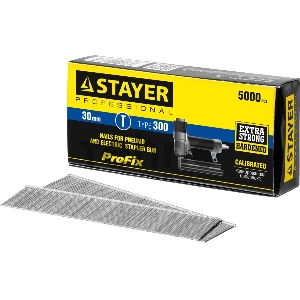 Гвозди для нейлера STAYER 30 мм тип 300, 5000 шт