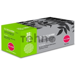 Картридж лазерный Cactus CS-TK5240BK черный (4000стр.) для Kyocera Ecosys M5526cdn/M5526cdw/P5026cdn/P5026cdw