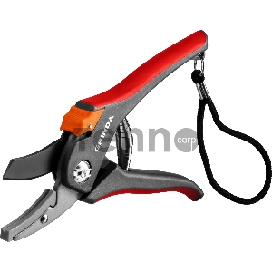 Секатор G-28 с двухкомпонентными рукоятками, контактный, 205 мм, GRINDA