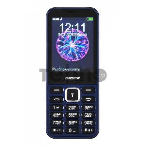 Мобильный телефон Digma C281 Linx 32Mb синий моноблок 2Sim 2.8 240x320 0.08Mpix GSM900/1800 MP3 microSD