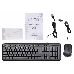 Клавиатура + мышь Oklick 600M black USB, фото 5