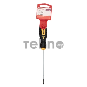 Отвертка крестовая PH 0х100 мм, двухкомпонентная рукоятка REXANT