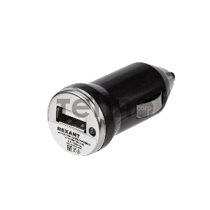 Зарядное устройство в прикуриватель REXANT USB, 5V, 1000mA, черное Зарядное устройство в прикуриватель REXANT USB, 5V, 1000mA, черное