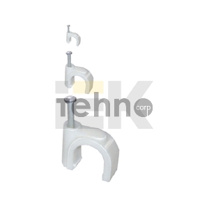 Скоба креп. круглая R5 (уп.100шт) ИЭК USK11-05-100