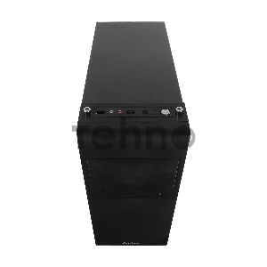 Корпус Miditower Exegate UN-603 Black, ATX, <без БП> 2*USB, Audio