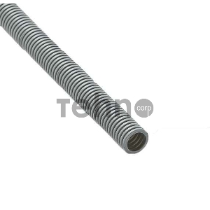 Труба гофрированная ПВХ d25мм с протяжкой сер. (50м) Ruvinil 12501