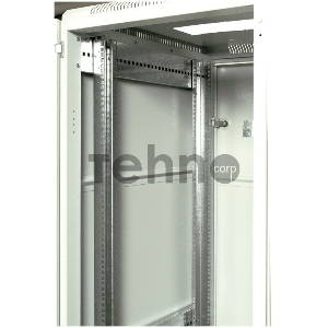 Шкаф телекоммуникационный напольный 27U (600x800) дверь перфорированная 2 шт. (ШТК-М-27.6.8-44АА) (2 коробки)