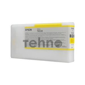Картридж струйный Epson C13T653400 желтый для Stylus Pro 4900 (200ml)