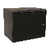 Шкаф коммутационный WRline (WR-TW-1266-SR-RAL9004) настенный 12U 600x600мм пер.дв.металл 2 бок.пан. 60кг черный 520мм 650мм IP20 сталь, фото 2