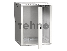 Шкаф ITK LINEA W 15U 600x600 мм дверь стекло, RAL7035