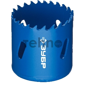 Коронка биметаллическая ЗУБР 29531-040_z01  ЭКСПЕРТ глубина сверления до 38мм d-40мм