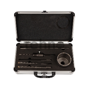 Набор для установки подрозетников KRANZ SDS PLUS, 5 предметов