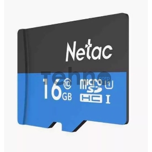 Флеш карта microSDHC 16GB Netac P500 <NT02P500STN-016G-S>  (без SD адаптера) 80MB/s