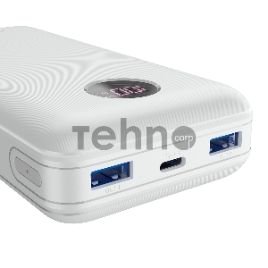 Внешний аккумулятор CANYON  PB-2002 Power bank 20000mAh Li-poly battery, Input Type-C 5V3A,9V2A,18W  , Output Type-C：5V3A,9V2.2A,12V1.5A,20W, Output USBA1/USBA2：5V3A,5V/4.5A,4.5V/5A,9V2A,12V1.5A,22.5W147.5*69*28.6mm, 0.437g , cable  Type C, white