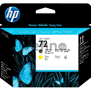 Картридж струйный HP №72 C9384A черный матовый/желтый печатающая головка для HP DJ T1100/T610