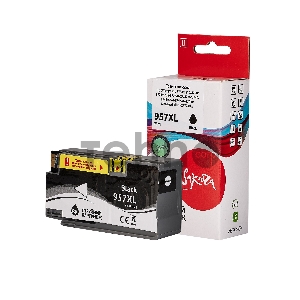 Струйный картридж Sakura L0R40AE (№957XL Black) для HP, черный, 73 мл., 3000 к.