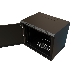 Шкаф коммутационный WRline (WR-TW-1266-SR-RAL9004) настенный 12U 600x600мм пер.дв.металл 2 бок.пан. 60кг черный 520мм 650мм IP20 сталь, фото 1