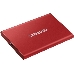 Твердотельный накопитель Samsung SSD 500GB T7 Touch, USB Type-C, R/W 1000/1050MB/s, Red, фото 13