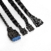 Корпус Miditower ExeGate i3 MAX-PPX600 (eATX, БП 600PPX 14см, 2*USB+1*USB3.0, HD аудио, черный, 4 вент. 12см с RGB подсветкой, контроллер + ПДУ, ARGB MB кабель, пылевые фильтры, передняя и боковая панели - закаленное стекло), фото 4