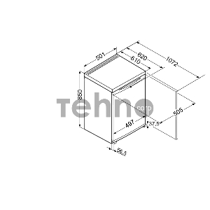 Минихолодильник Liebherr Минихолодильник Liebherr/ 85x50.1x62, однокамерный, объем 138л, белый