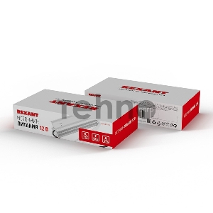 Источник питания 110-220 V AC/12 V DC 12,5 А 150 W с проводами влагозащищенный (IP67)