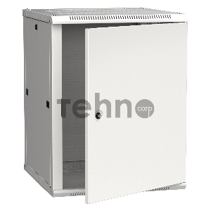 Шкаф монтажный ITK Linea W (LWR3-18U66-MF) 18U 600x600мм пер.дв.металл задн.дв.стал.лист 90кг серый 500мм 200град. 900мм 20