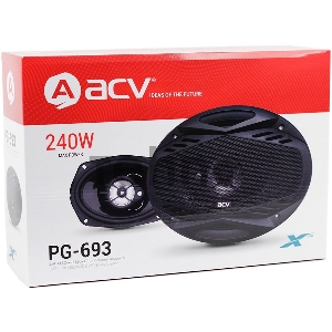 Колонки автомобильные ACV PG-693S 240Вт 88дБ 4Ом 15x23см (6x9дюйм) (ком.:2кол.) коаксиальные трехполосные Колонки автомобильные ACV PG-693S 240Вт 88дБ 4Ом 15x23см (6x9дюйм) (ком.:2кол.) коаксиальные трехполосные