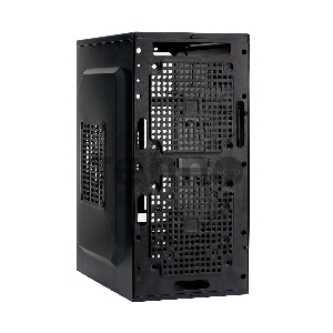 Корпус Minitower Exegate BAA-103 Black, mATX, <AAA350, 80mm>, 2*USB, Audio