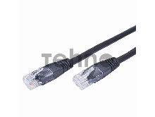 Патч-корд FTP Gembird PP6-1M/BK кат.6, 1м, литой, черный, многожильный