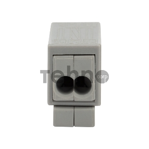 Строительно-монтажная клемма СМК 224 для светильника на 2 проводника (1,0-2,5)/(0,5-2,5) мм², белая (100 шт./уп.) REXANT