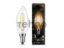 Светодиодная лампа GAUSS 103801111 LED Filament Свеча E14 11W 720lm 2700К 1/10/50